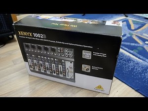 Behringer XENYX 1002B Unboxing and Test