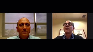 Jose Garcia, Tamuning branch manager & vice president, First Hawaiian Bank, and new board member of the Guam Contractors Association, talks with Dave Hayner of the GCA Small Business Committee about services offered by FHB to businesses on Guam during the COVID19 pandemic. To learn more about First Hawaiian Bank’s services go to FHB.com/covid19 and FHB.com/financialassistance. For Guam branch contact information go to FHB.com/en/find-branch-atm. | Guam Contractors Association