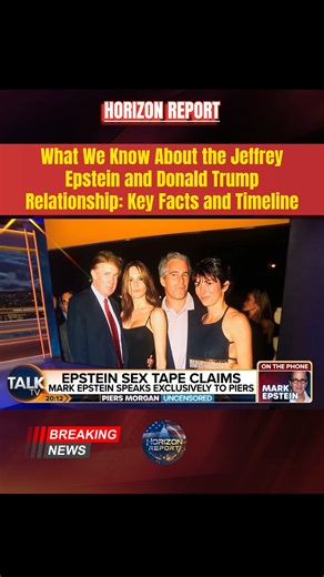What We Know About the Jeffrey Epstein and Donald Trump Relationship: Key Facts and Timeline In the 1990s and early 2000s, Jeffrey Epstein and Donald Trump were known to socialize in New York and Palm Beach circles. 📜 They were photographed together at events, and Trump once described Epstein positively in a 2002 interview. Public accounts indicate their association ended around 2004–2007. One reported reason involves a property dispute or Epstein recruiting staff from Mar-a-Lago. 🔍 Another ac