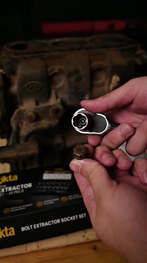 The ultimate fix for stripped bolts. 🔧 The FYKIKTA Extractor Set features reverse spiral flutes that bite down and won't let go. Built with impact-rated CR-MO steel to outlast cheap tools. Includes a hex adapter for power drills, all packed in a premium gift-ready box. #strippedbolt #mechanicgirl #fykikta #extractor #toolkit