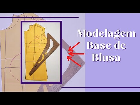 Como Fazer Modelagem de Base de Blusa - Parte 1.