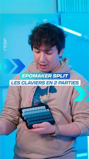 Un clavier qui se sépare en 2, c’est mieux ? 🤔#Epomaker #keyboard #tech
