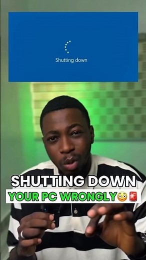 This PC Shutdown Mistake is Damaging Your PC 😱 #shorts #pctips #techtips #windows