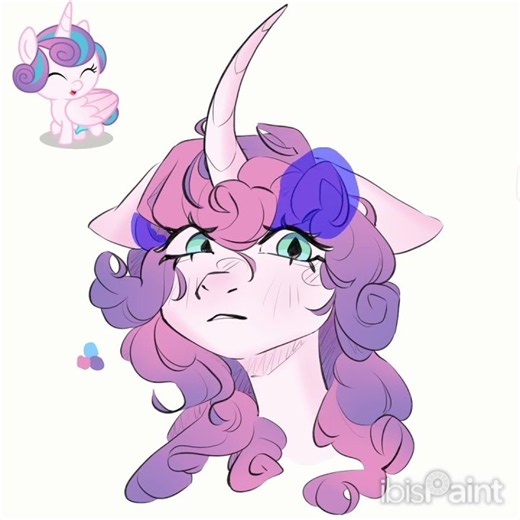 flurry heart speedpaint #art #mlp