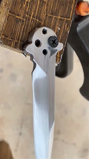 Forging a Butterfly Knife from a Rusted Spring | ASMR Metalwork