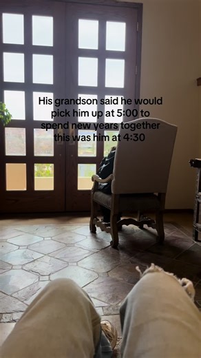 Heartwarming Moments with Grandfather on New Year's