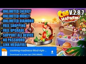 Download Cooking Madness Mod Apk | V.2.8.7 Mod Apk | No Password