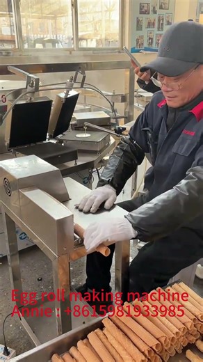 Egg roll making machine