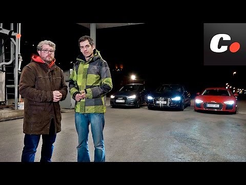 Audi R8 Laser Light vs. A7 Matrix LED vs. A1 Halogen | Comparative Test / Review | Cars.net
