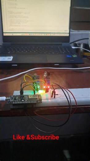 Components use Esp8266, LDR sensor, IR sensor, LED, 220 ohm registor