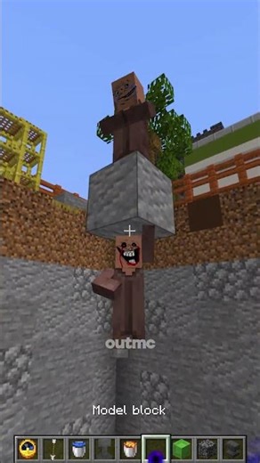 Minecraft FREEZING TIME 🤯#shorts