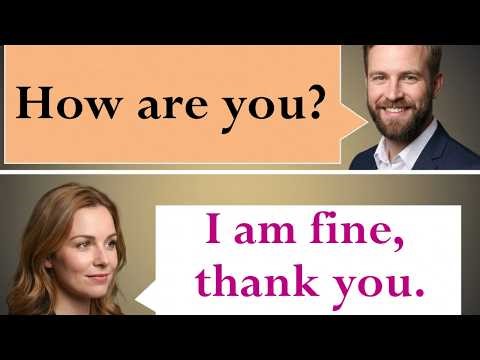 Beginner English Conversation | Greetings & Self-Introduction Practice