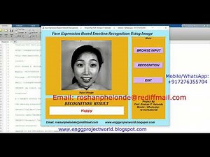 Emotion Recognition From Face Expression Using Image Processing Matlab Project With Source Code