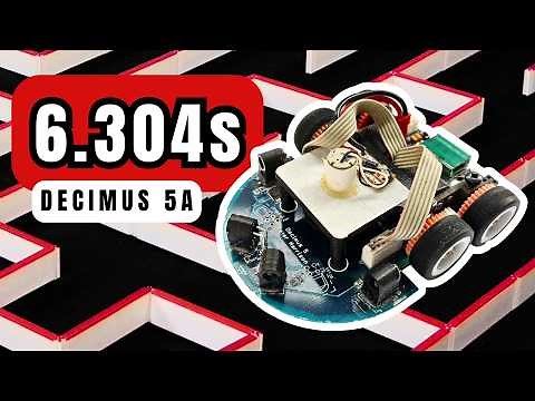 Decimus 5a Fastest UK Micromouse and winner of the UKMARS British final, summer 2023