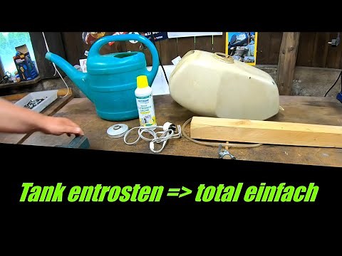 Tank rust removal || totally easy
