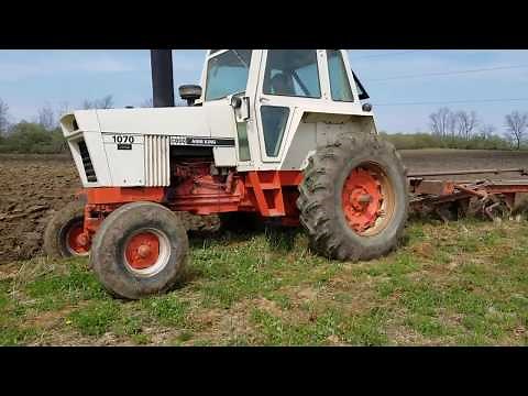 Case 1070 plowing