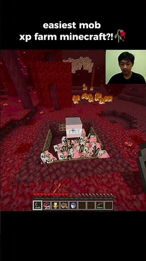 easiest Minecraft mob XP farm