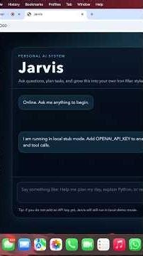 Day 3 Building Jarvis Ai Assistant with claude and #openai #ai #chatgpt #claude #aiagents #geminiai