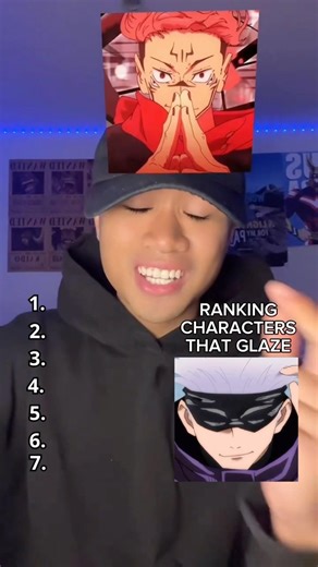 RANKING JJK CHARACTERS ON HOW MUCH THEY GLAZED GOJO #jjk #jujutsukaisen