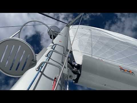 Furlcraft's Carbon Furling Boom on the Knysna 550