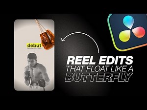Simple Motion Graphics in DaVinci Resolve (Reels Edit Tutorial)