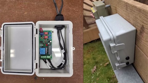 Zulkit IP65 Waterproof ABS Plastic Electrical Box - Hinged Shell, 2 Cable Glands, 5.9 x 3.9 x 2.8 inch