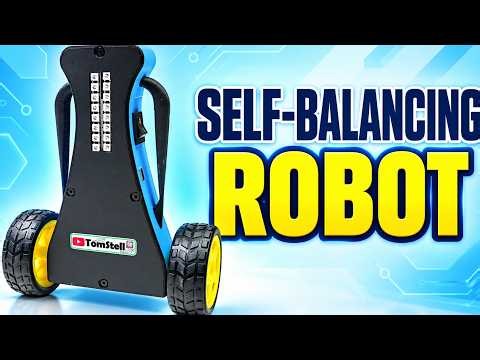 My DIY robot balances on only two wheels!