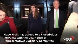Hope Hicks agrees to closed-door interview with House judiciary committee