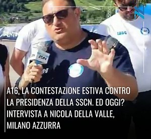 11 shares | #SSCN, #A16, la protesta che ha infiammato l'estate partenopea. Ha senso oggi? Lo chiediamo a Nicola Della Valle, vicepresidente del club Milano Azzurra, che incontrammo a Dimaro con le t-shirt A16 -> https://bit.ly/3PR236D | Napoli ZON | Facebook