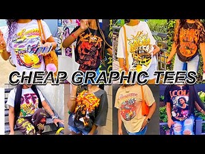 WHERE TO BUY CHEAP GRAPHIC TEES ONLINE 2022 👑 Baddie On A Budget 👑 Where to Buy Cheap Clothes Online