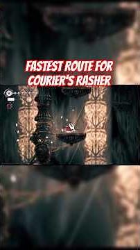 Courier's Rasher Easy And Fastest Way To Deliver in Hollow Knight Silksong!