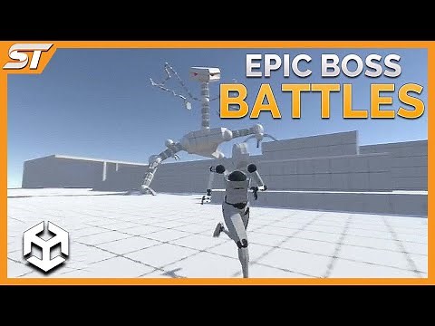 EPIC Boss battles in UNITY! (Procedural Dragon Monsters)