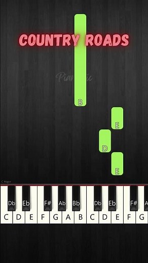 Take Me Home, Country Roads 🌄 John Denver EASY Piano Tutorial Cover