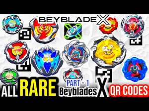 ALL RARE BEYBLADE QR CODES BEYBLADE X APP | Part - 1 | My FRIEND'S QR CODE | 4K HD