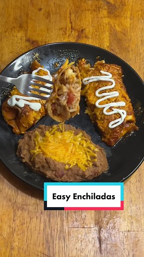 Easy Enchiladas #fyp #oddfoodideas #foryou #cooking
