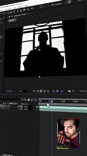 Easily Make No Plugin Light Rays in videos inside AfterEffects#aftereffects #creator#videoediting