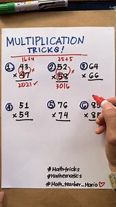 2.9K views · 29 reactions | MULTIPLICATION TRICKKSS‼️殺 #teachermario #maths #mathematics #mathtutor #virals #viralvideo #fbviralvideo | Math Teacher Mario | Facebook