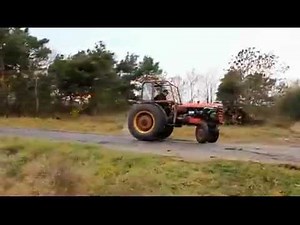 Super fast farm tractor