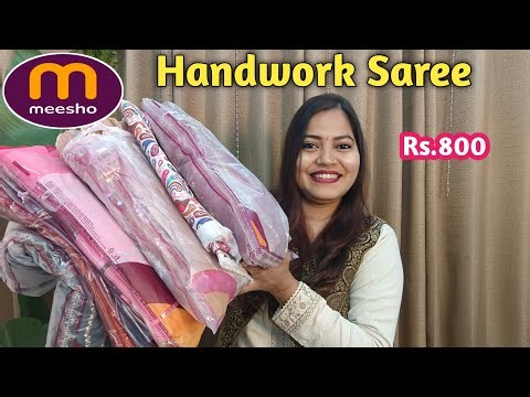 Meesho Latest Designer Saree Collection | Meesho Saree Haul | Adhira
