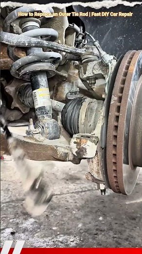 How to Replace an Outer Tie Rod | Fast DIY Car Repair #mechanic #tricks #automobile