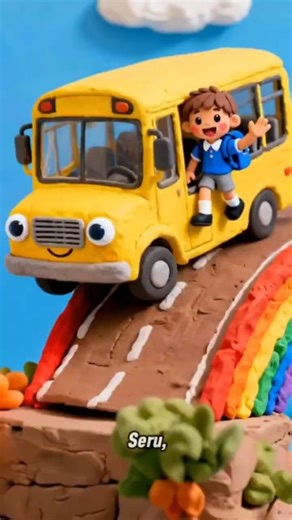 bus baik hati datang menolong. #shorts #bus #animasi