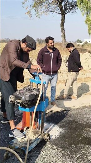 Asphalt Base course core cutting #viral #shorts #shortvideo