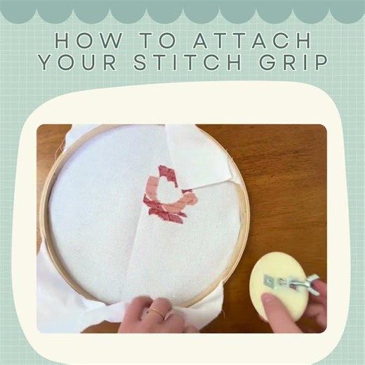 How to Use the Stitch Grip | Hands-Free Embroidery Hoop Holder Tutorial
