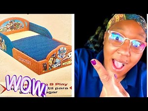 Setting up Paw Patrol Toddler sleep and play bed | Step By Step |