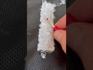 Remove embroidery off the backpack, Easy