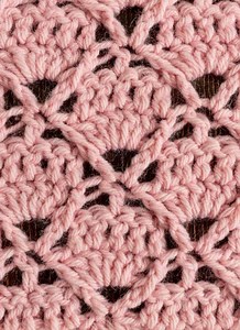 Crochet Diamond Trellis Stitch (Step-by-Step) - Maisie and Ruth
