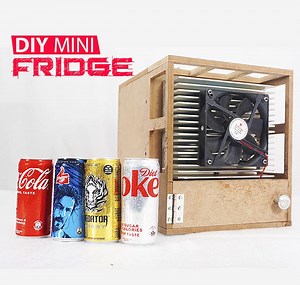 Mini Can Cooler Fridge Using Peltier