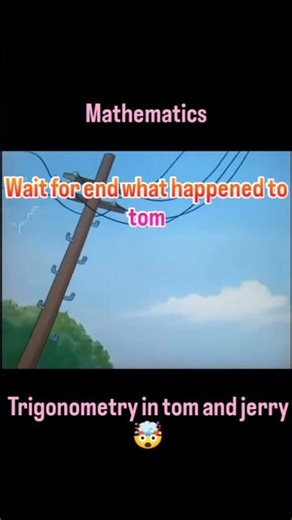 trigonometry in tom and jerry #trigonometry mathematics#cartoon#thomas and Mr.jerry.