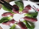 Eaten alive: Baby mice dipped into sauce like spring rolls