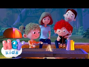 Let's go camping with the family! ⛺️ | Camping Song for Kids | HeyKids Nursery Rhymes - Videos For Kids